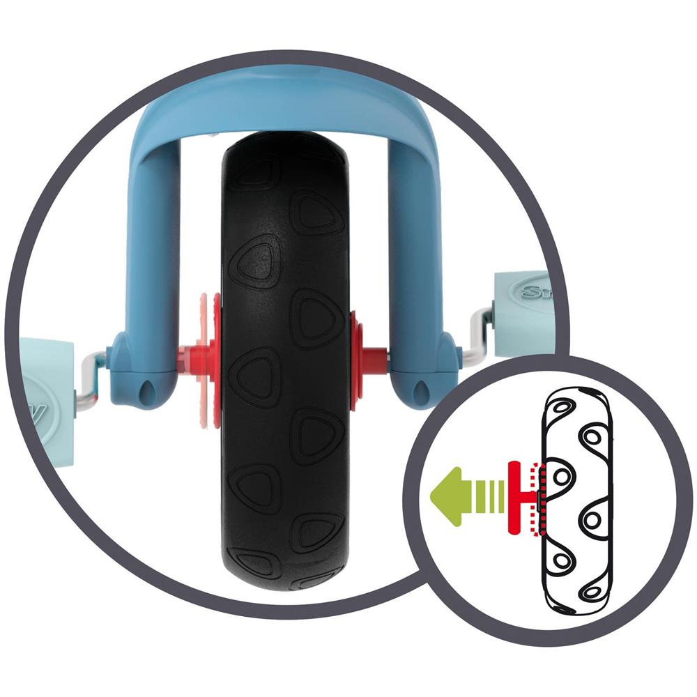 SMB7600740331 Be Move - Triciclo Azzurro con Ruote Silenziose - Foto 2