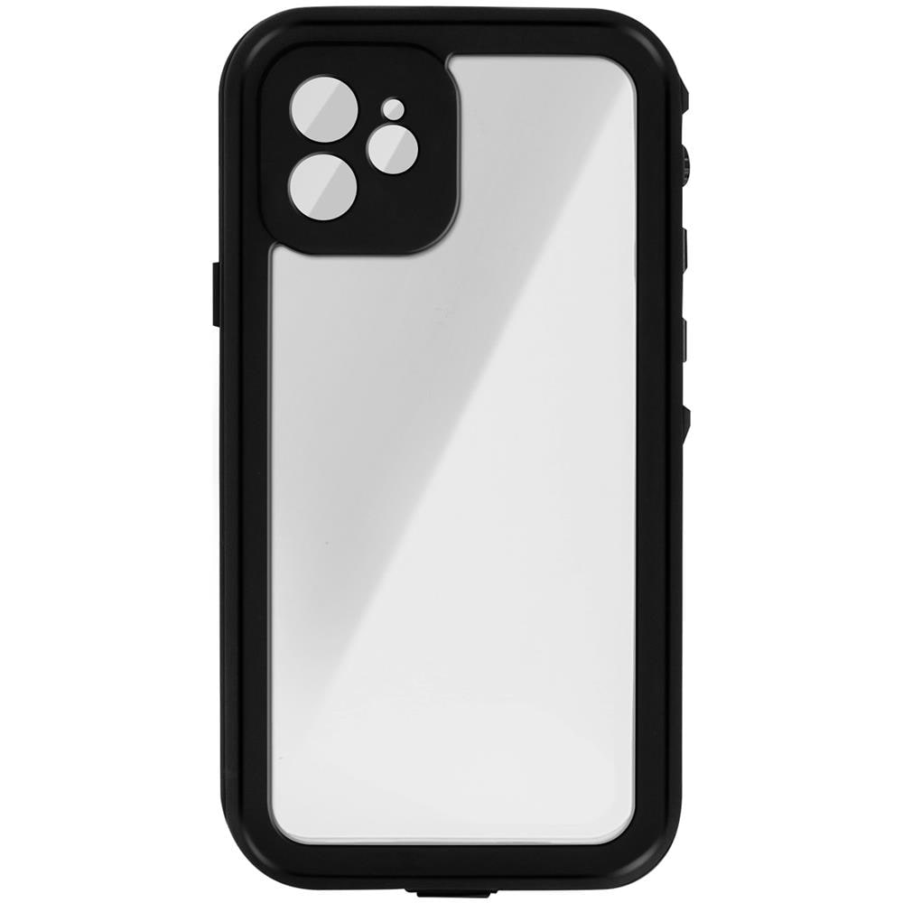 Cover Iphone 12 Waterproof 2m Con Vetrino Nero - Foto 1