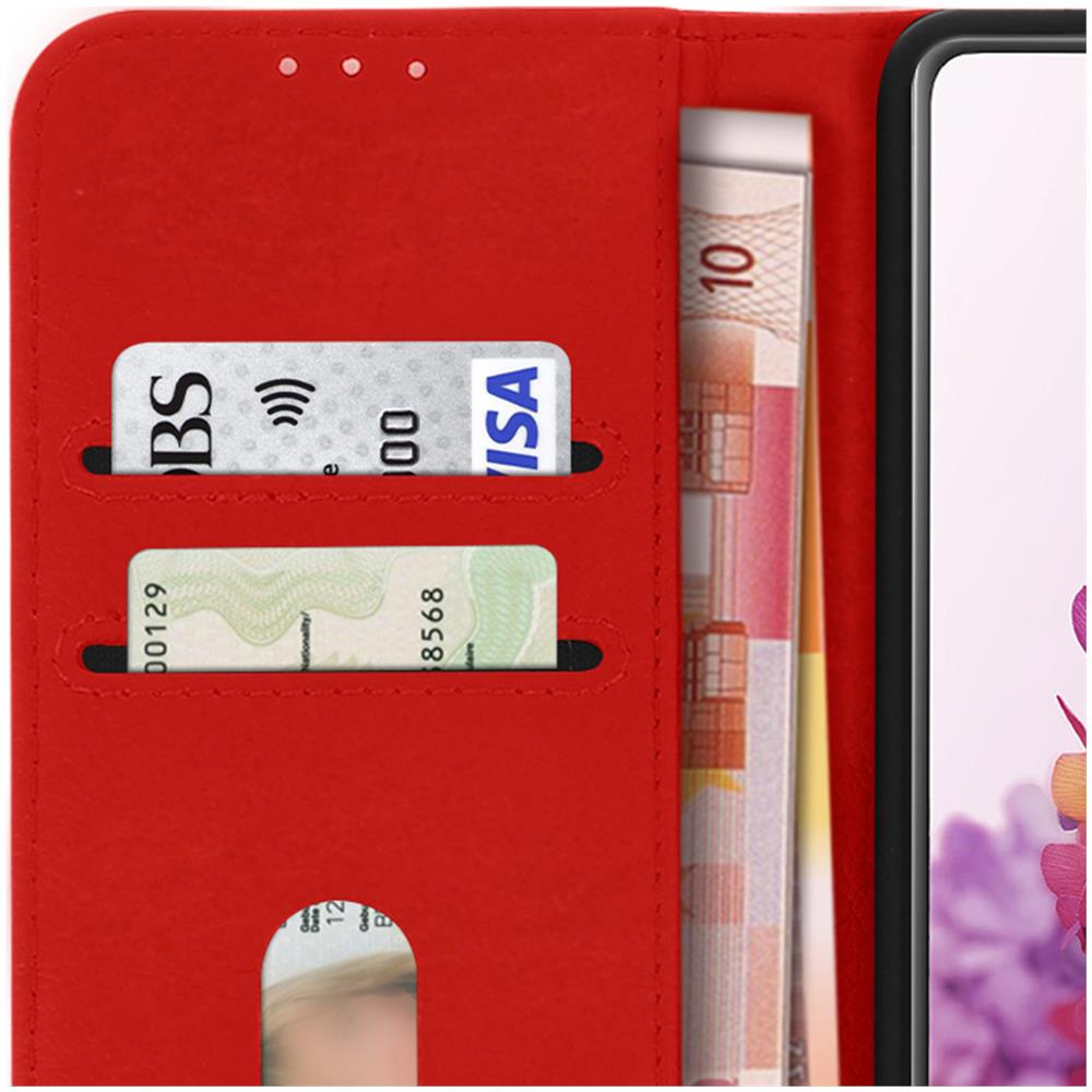 Custodia Samsung Galaxy S20 Fe Portadocumenti Funzione Supporto Rosso - Foto 5