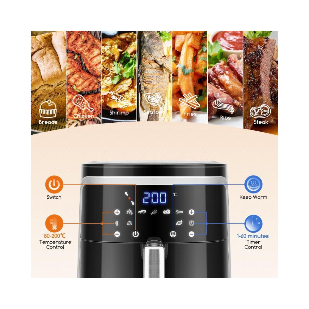 Friggitrice Ad Aria Elettrica 7l Hayden Pro 5in1 Airfryes Cuoce Arrosto Frigge Touch Screen - Foto 2