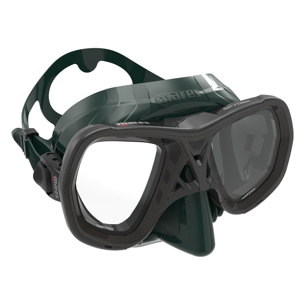 Maschera Spyder Trasparente Verde - Foto 1