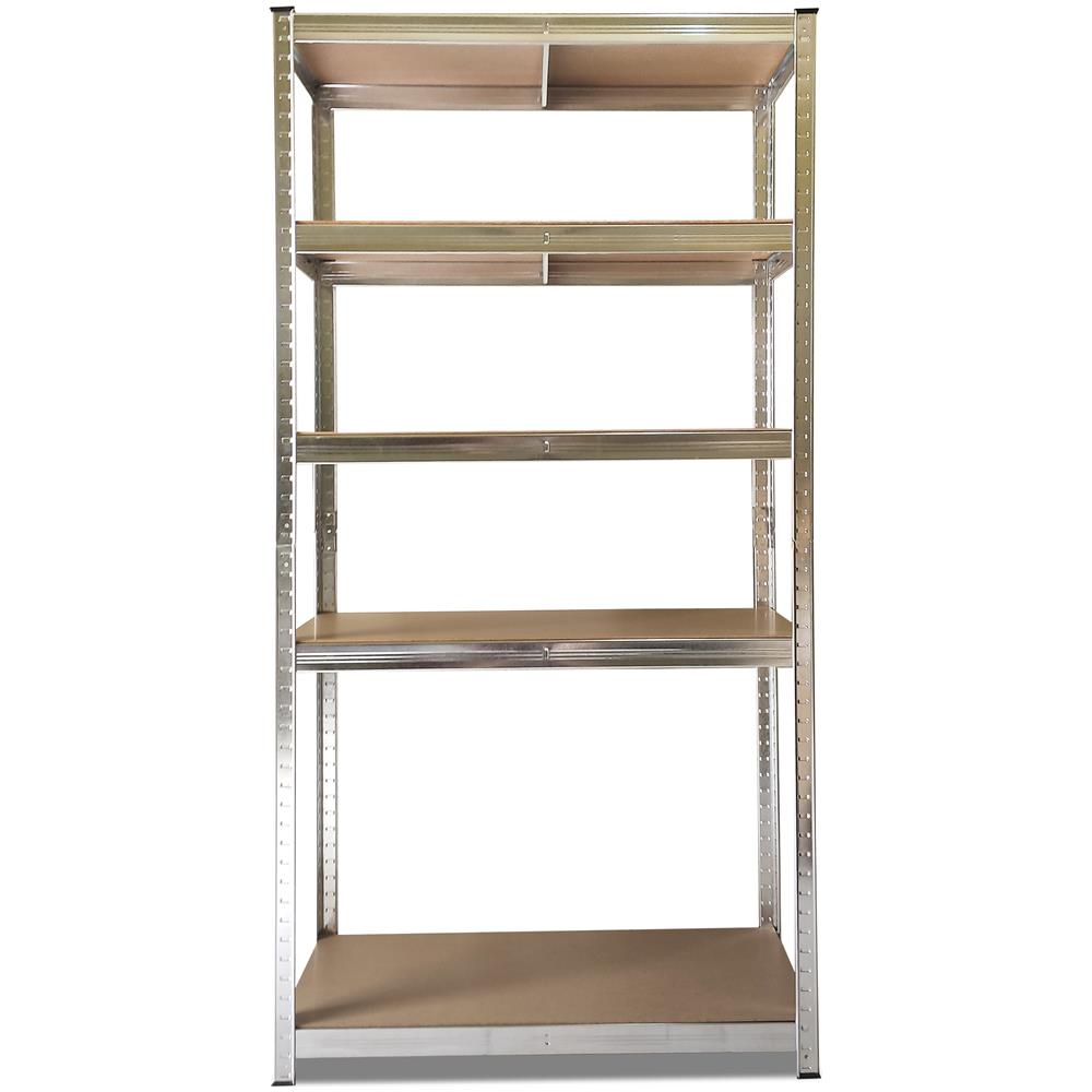 Scaffale In Metallo Zincato Home 875 Kg 5 Ripiani 180x90x40 Cm - Foto 2