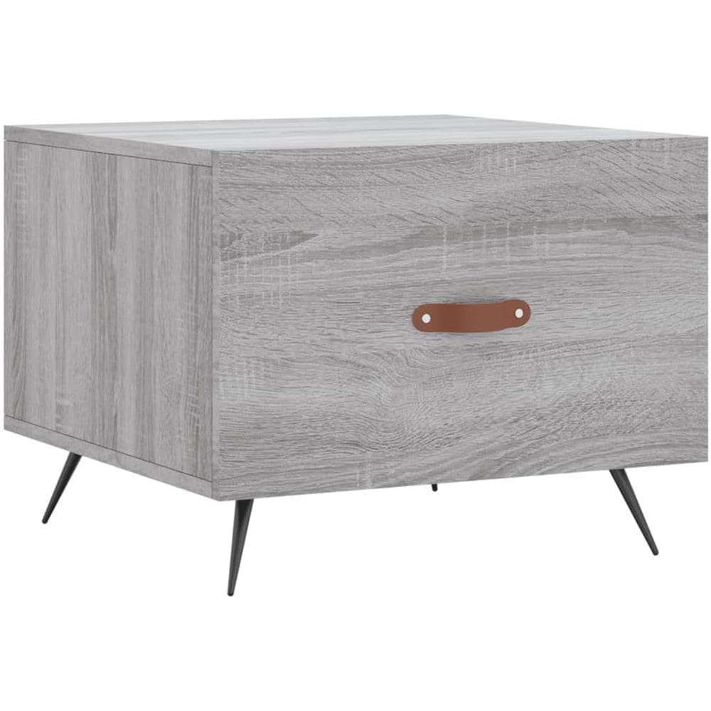 Tavolino Da Salotto Grigio Sonoma 50x50x40 Cm Legno Multistrato - Foto 2
