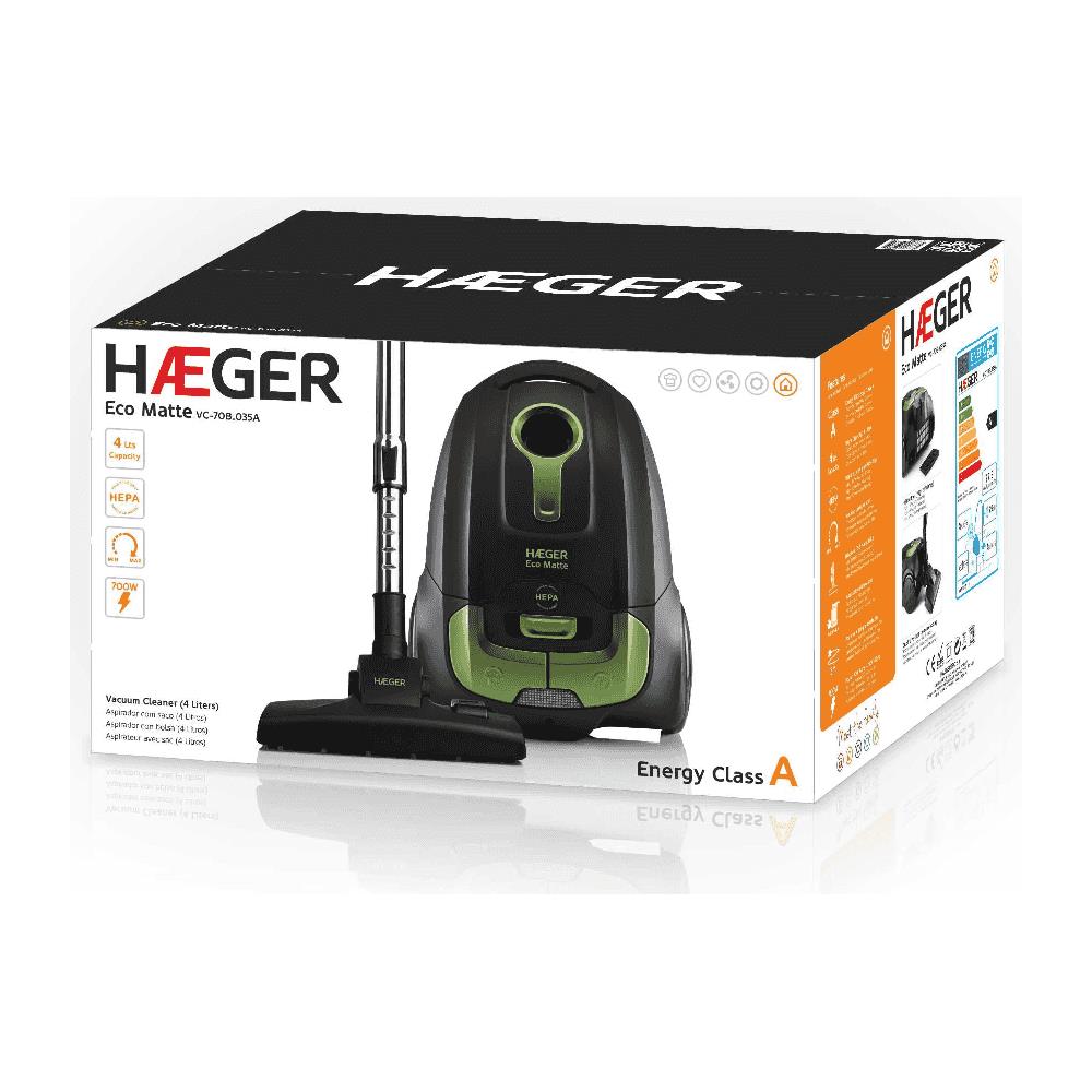 VC-70B. 035A aspirapolvere a traino 4 L A cilindro Secco 700 W Sacchetto per la polvere - Foto 2