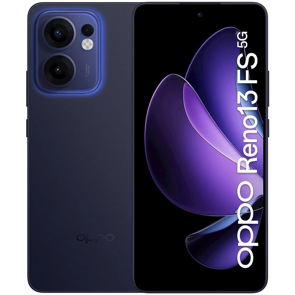 Reno13 FS 5G 512GB 12GB Ram Display 6.67" Main Camera 50MP Dual Nano Sim USB Type-C Snapdragon 6 Gen 1 5800 mAh Luminous Blue - Foto 1