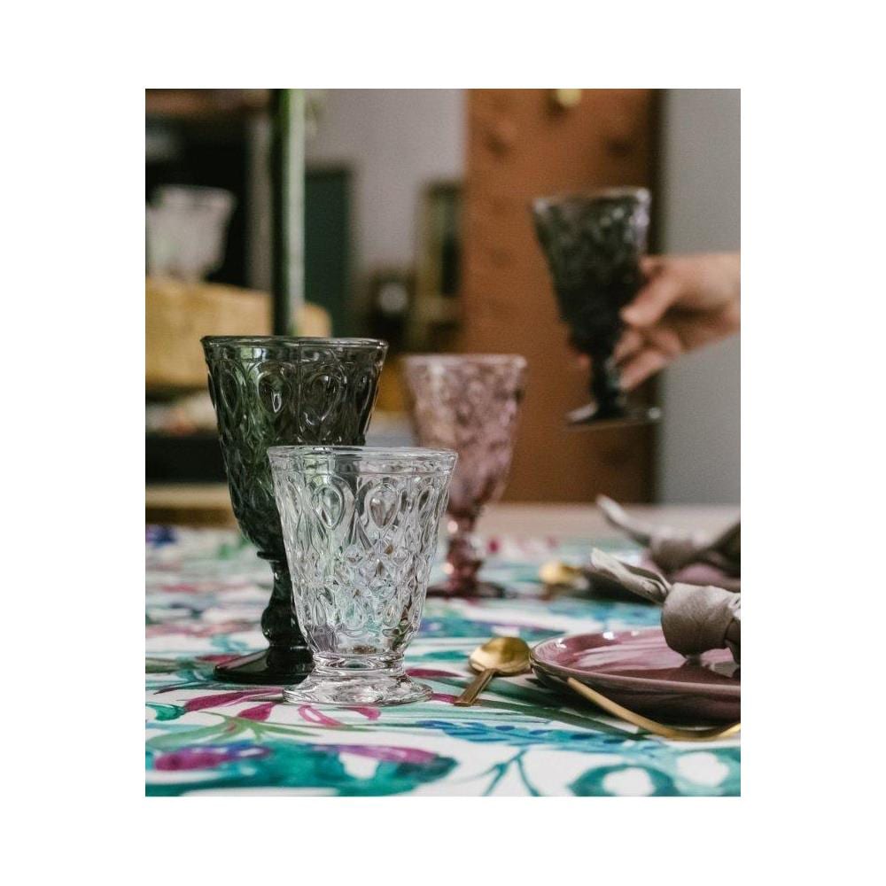 Lyonnais Bicchiere Antracite - Eleganti bicchieri in vetro pressato - Foto 1