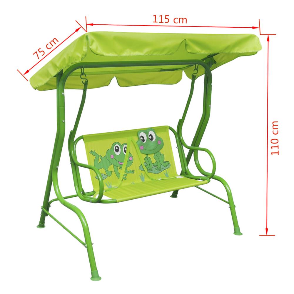 Altalena Per Bambini Verde - Foto 6