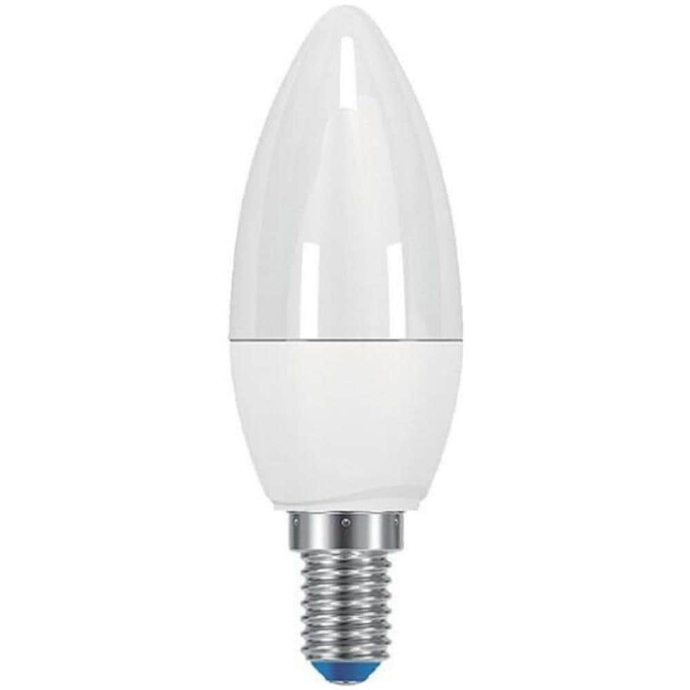 Lampadine Led E14 5,4w Smd Candela Oliva Luce Calda 2700k Shot Eld2006x2 4808 - Foto 2