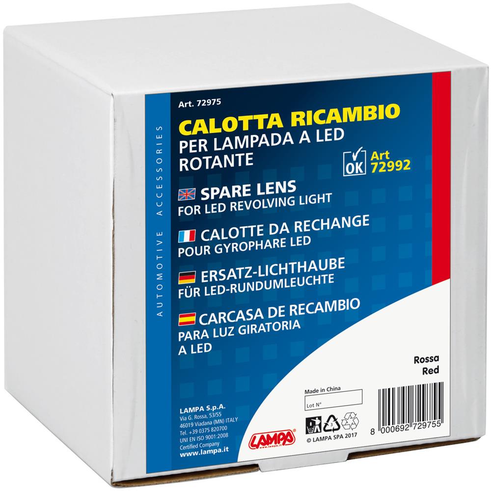 Calotta Ricambiode Rotanti Art72992 Rosso - Foto 2