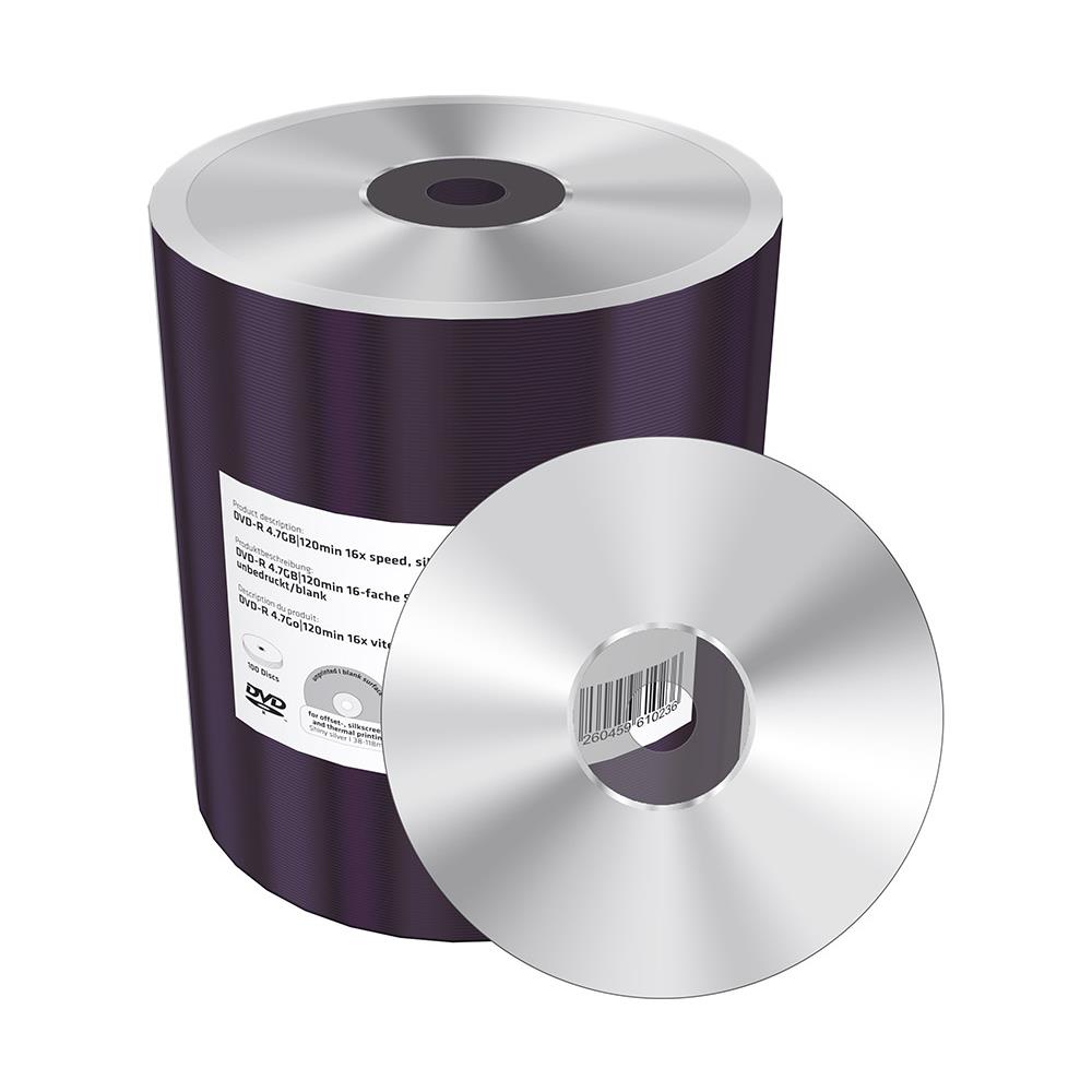 Dvd-r 4,7 Gb 120 Min 16x Argento, Vergini, Conf. Da 100 Termoretraibili - Foto 2