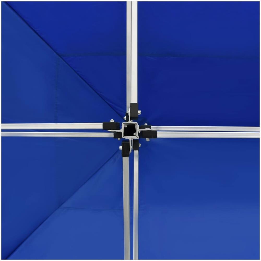 Gazebo Professionale Pieghevole Alluminio 4,5x3 m Blu - Foto 7