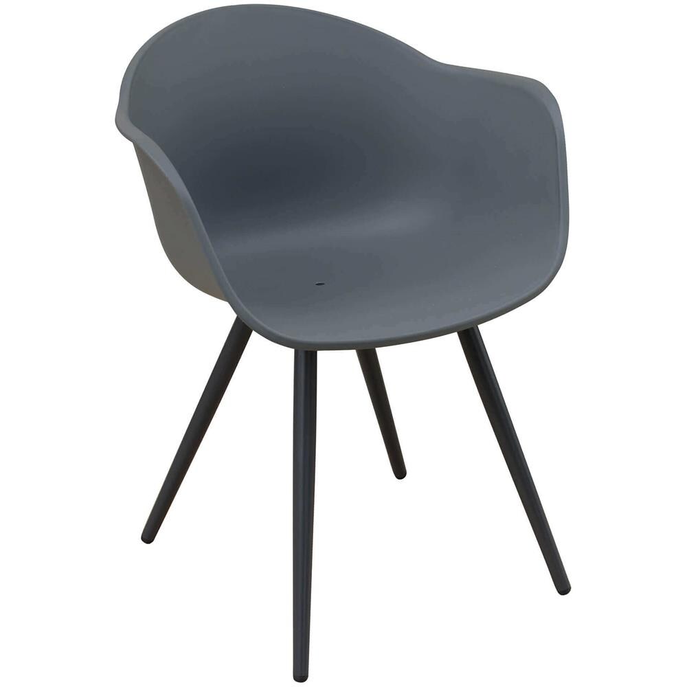 Jerri - Set Tavolo In Alluminio Cm 90/180 X 90 X 75 H Con 4 Poltrone Dynamo - Foto 2