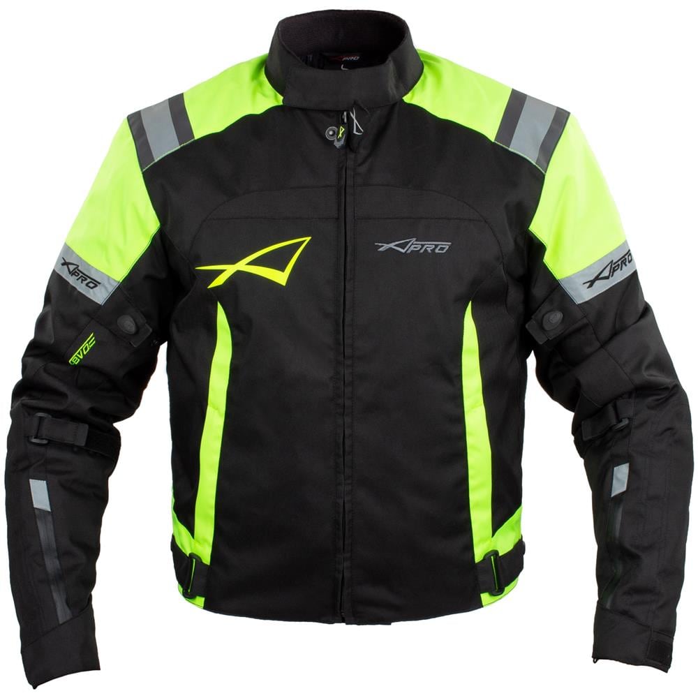 Giacca Sport Touring Moto Cordura Ce Protezioni Sfoderabile Scooter Fluo M - Foto 2