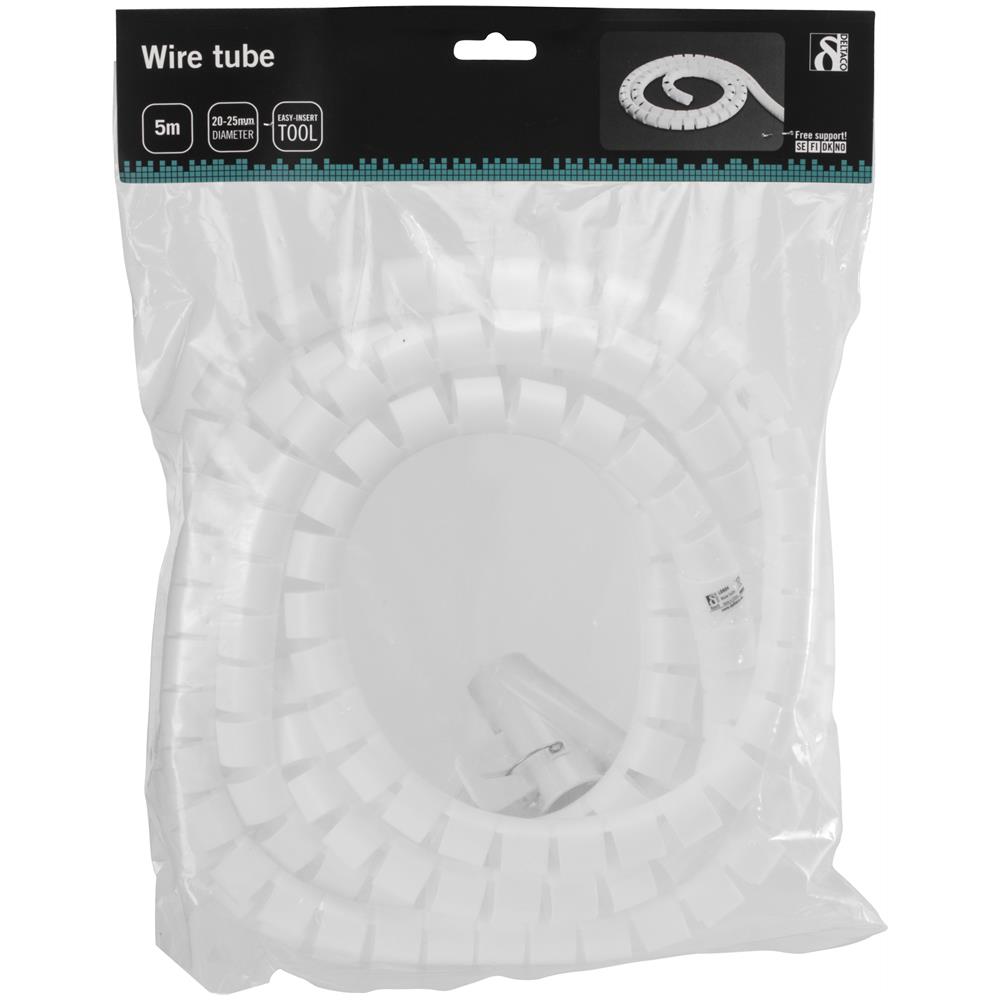 Tubo Flessibile In Nylon, Diametro 25mm, Attrezzi Inclusi, 5m, Bianco - Foto 6