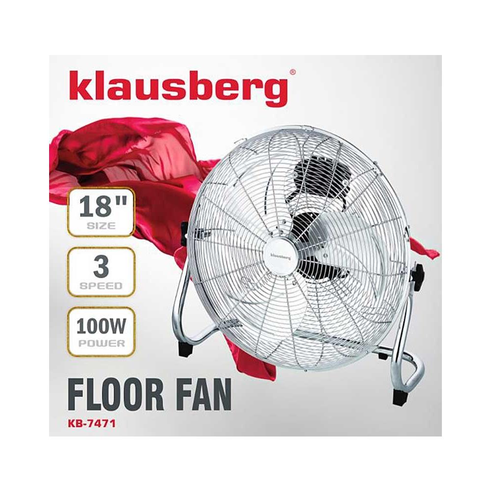 Ventola Ventola Circolatore Da Pavimento 100w Kb-7471 - Foto 2