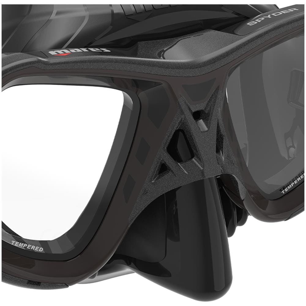 Maschera Spyder Trasparente Nero - Foto 2