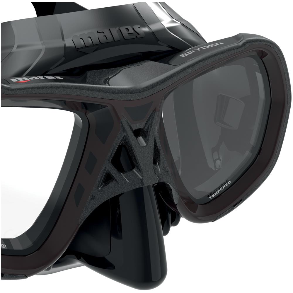 Maschera Spyder Trasparente Nero - Foto 3