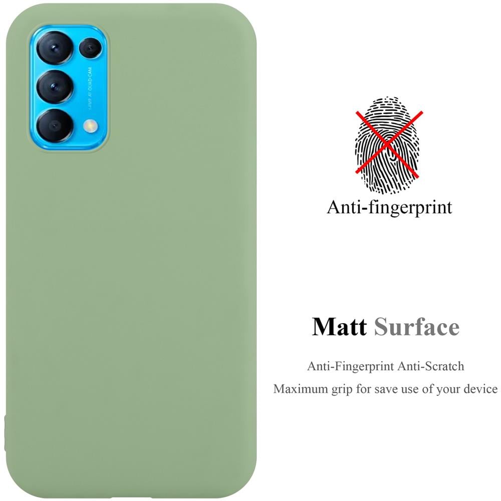 Custodia Compatibile Con Oppo Find X3 Lite In Candy Pastello Verde - Coperchio Protettivo In Silicone Tpu Flessibile - Foto 2