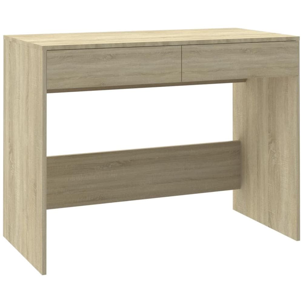 Scrivania Rovere Sonoma 101x50x76,5 cm in Truciolato - Foto 2