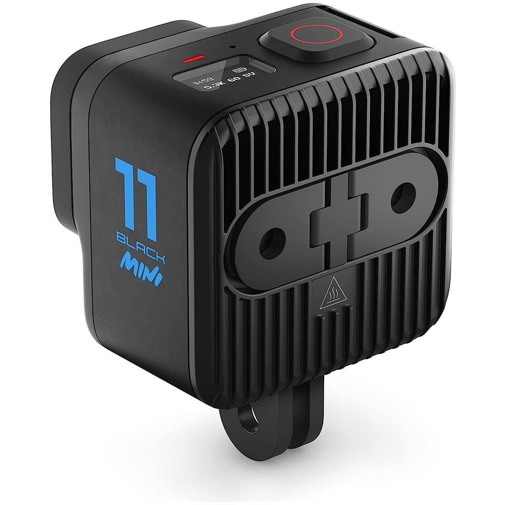 ActionCam HERO11 BLACK MINI, custodia, supporto e fibbie di montaggio e cavo USB-C. Video in 5,3K60 + 2,7K240 immagini da 24,7 Mpx. Pesa 133g. Video HyperSmooth 5.0, blocco dell'orizzonte. Impermeabile fino a 10m. - Foto 2