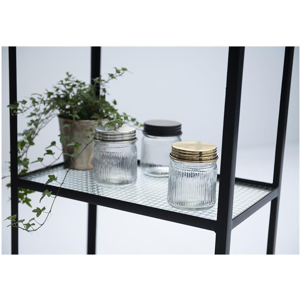 Set Di 2 Barattoli Di Vetro E Ottone - Foto 4