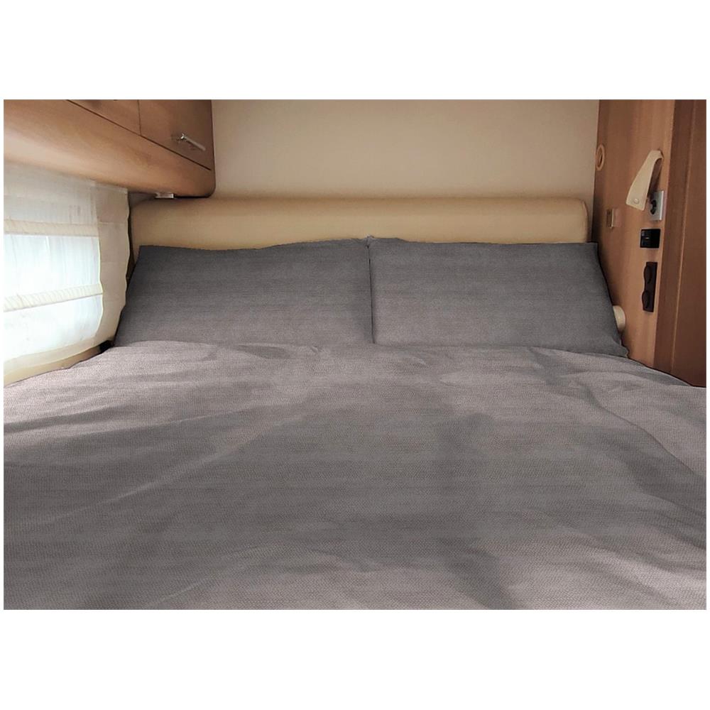 Completo Lenzuola Camper Roulotte 100% Cotone Personalizzabile Varie Fantasie Singolo Bon Bon Beige - Foto 1