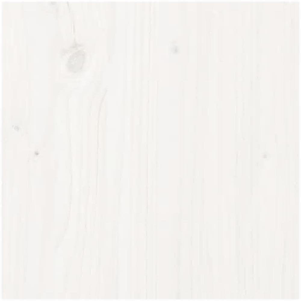 Contenitore Giardino Bianco 76x42,5x54cm Legno Massello di Pino - Foto 2