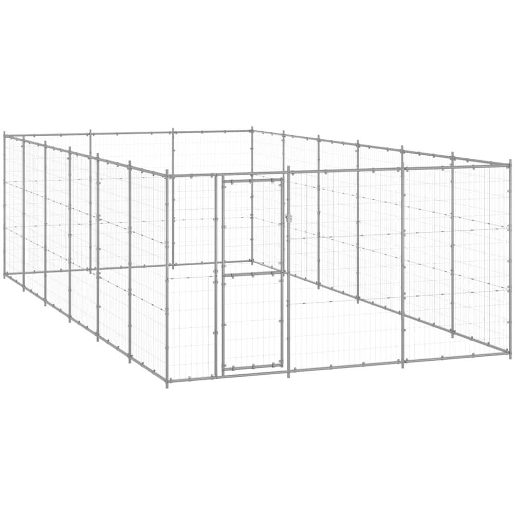 Gabbia Per Cani Da Esterno In Acciaio Zincato 21,78m - Foto 1