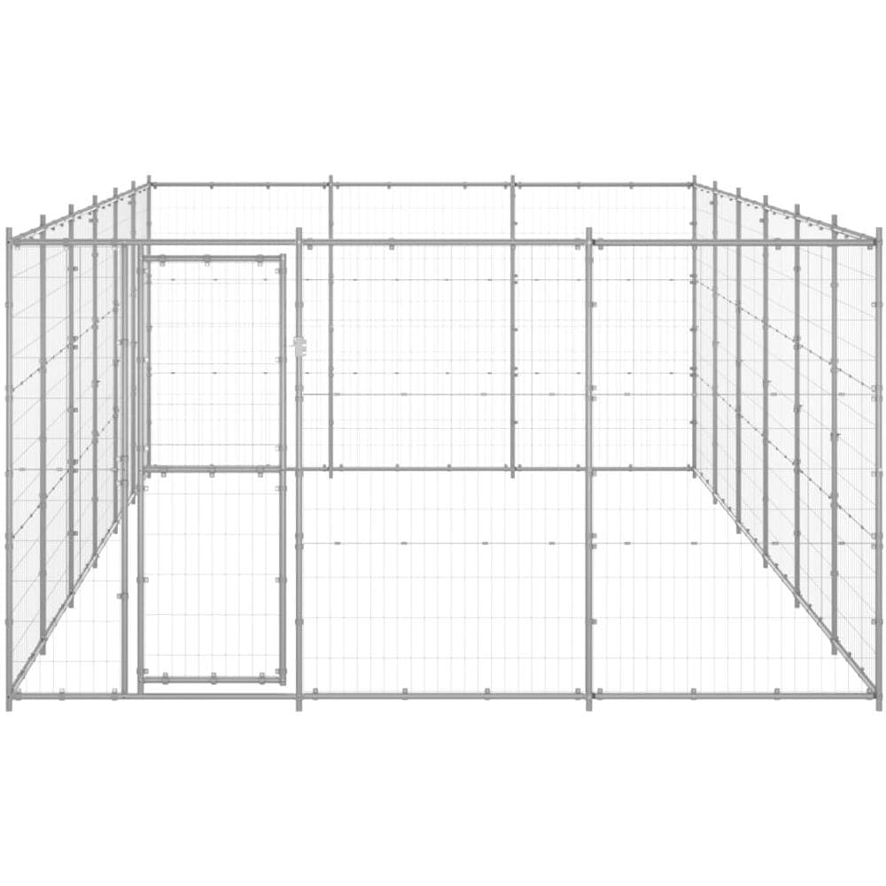 Gabbia Per Cani Da Esterno In Acciaio Zincato 21,78m - Foto 2