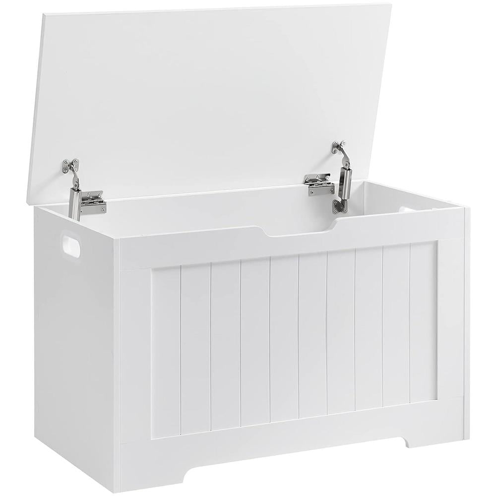 CASSETTIERA CON SEDUTA Cassettiera portaoggetti in truciolato bianco - Foto 1