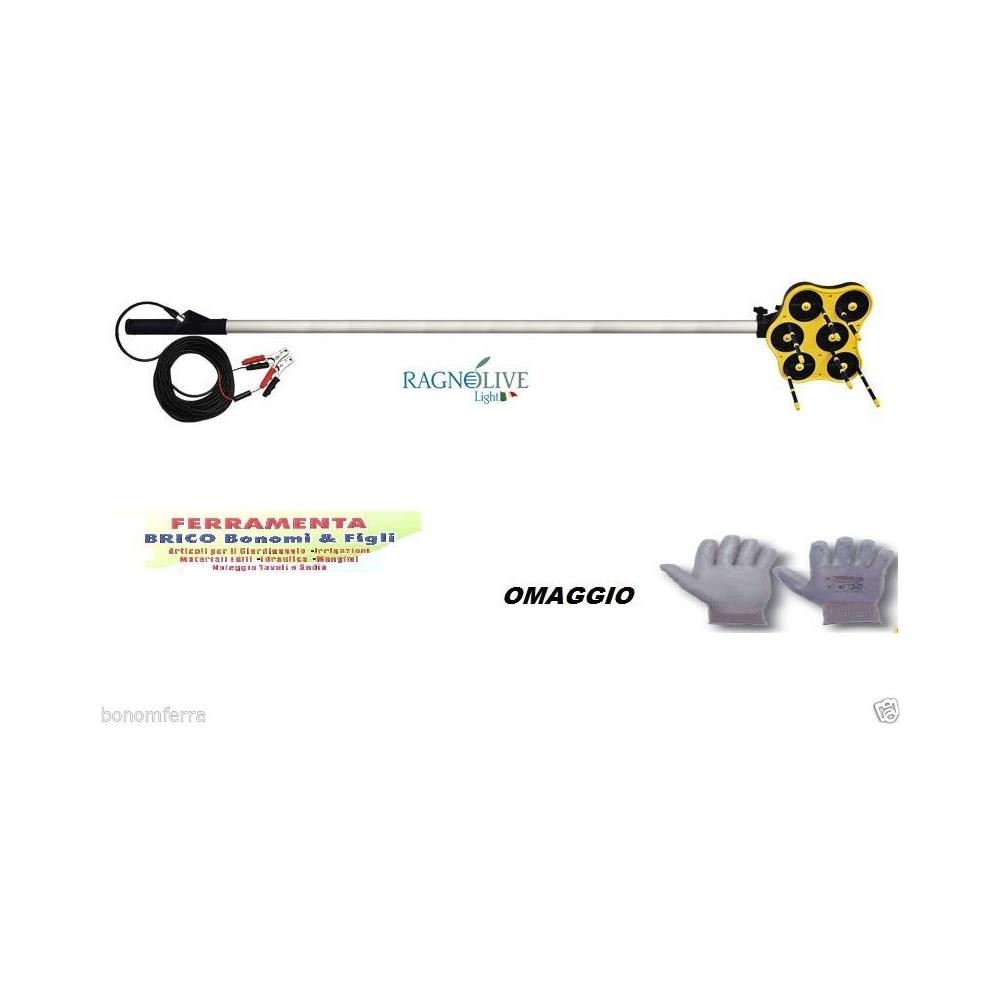 Light Elettrico Abbacchiatore Raccogli Olive Asta + Prolunga - Foto 1