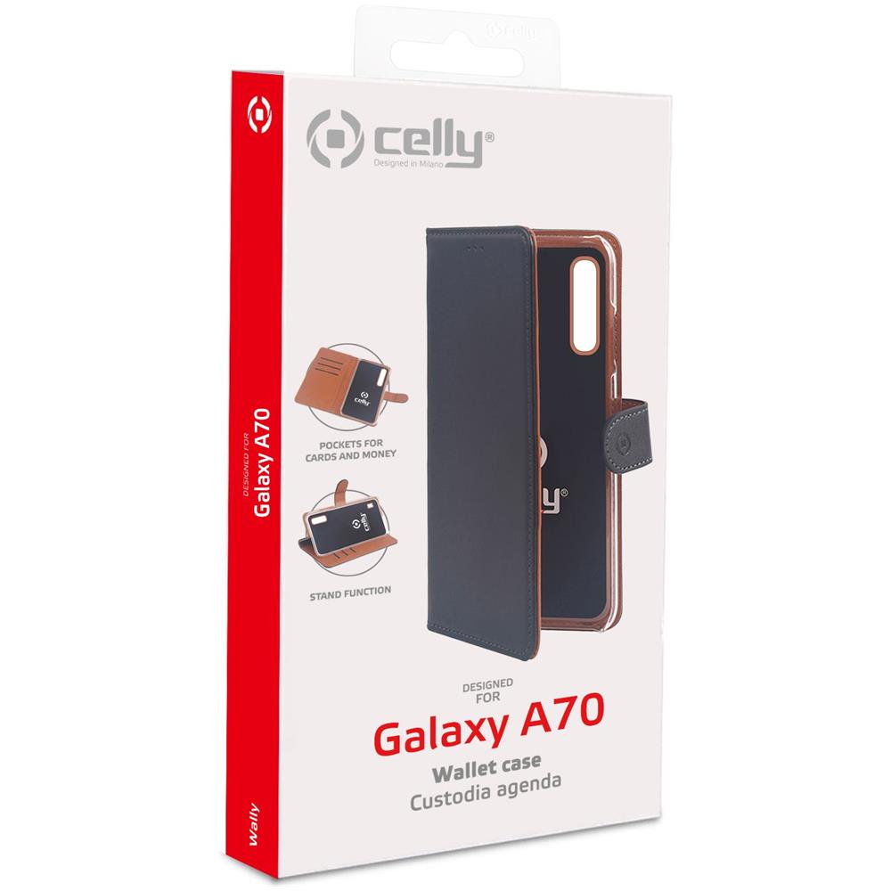 WALLY CASE GALAXY A70 BLACK - Foto 1