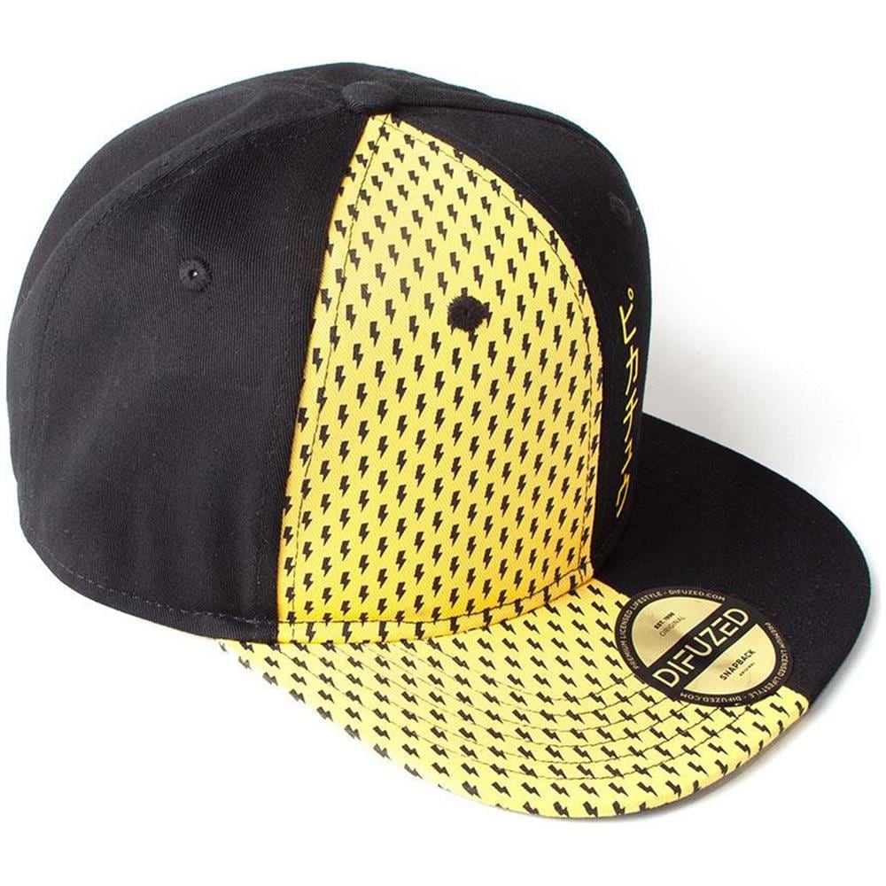 Cappellino Snapback Block Pikachu Nero (default, Nero) - Foto 1