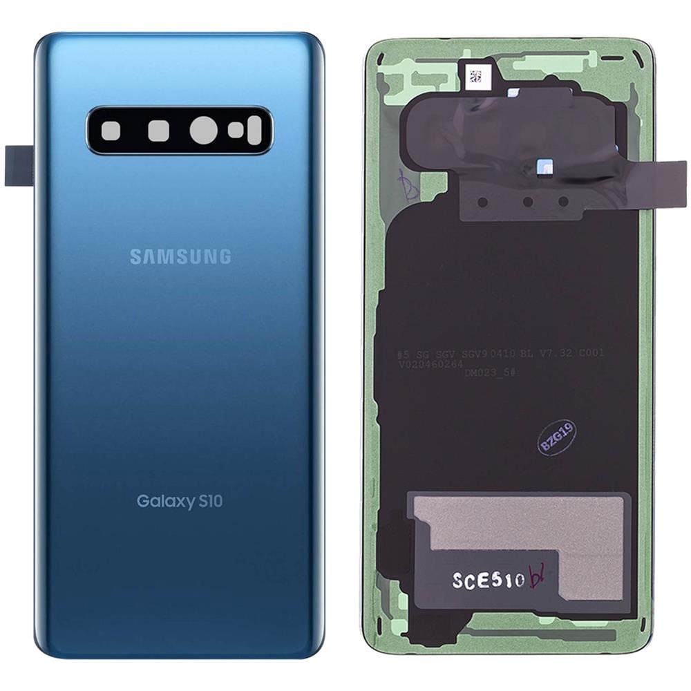 Copribatteria / Facciata Posteriore Blu Galaxy S10 Originale - Foto 1