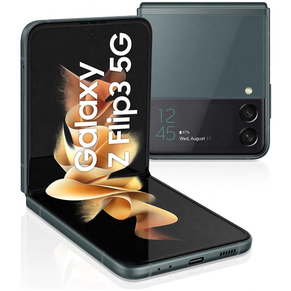 Galaxy Z Flip3 5G 128 GB 8 GB RAM Dual Sim Display 6.7" Full HD+ Fotocamera 12 Mpx Android Europa Verde - Foto 1