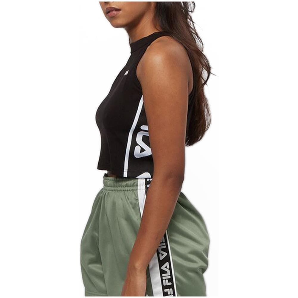 Top Da Donna Tama Cropped Nero Taglia L Codice 687694-002 - Foto 2