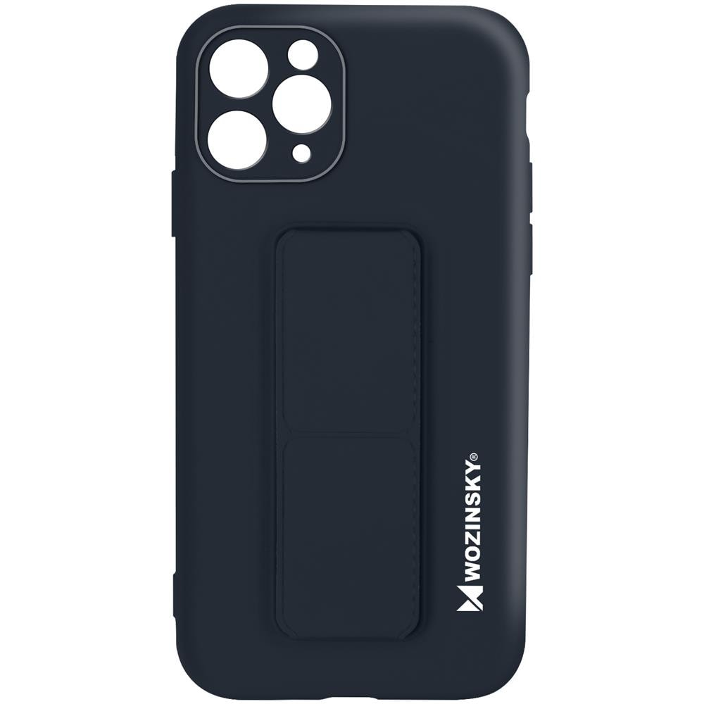 Cover Per Iphone 11 Pro Max Cavalletto Pieghevole Magnetico Wozinsky Blu Notte - Foto 1