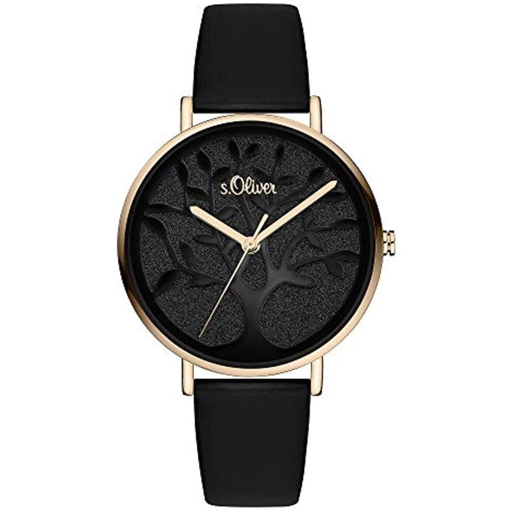 s.Oliver SO-4226-LQ - Orologio analogico al quarzo da uomo, con cinturino in pelle