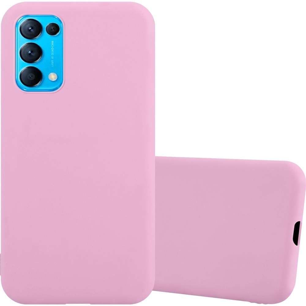 Custodia Compatibile Con Oppo Find X3 Lite In Candy Rosa - Coperchio Protettivo In Silicone Tpu Flessibile - Foto 1