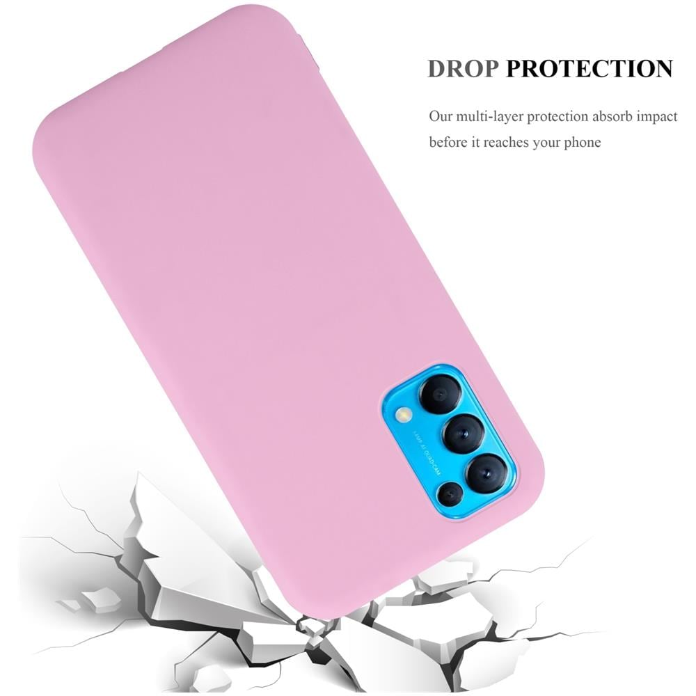 Custodia Compatibile Con Oppo Find X3 Lite In Candy Rosa - Coperchio Protettivo In Silicone Tpu Flessibile - Foto 7