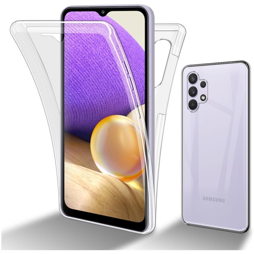 Custodia Compatibile Con Samsung Galaxy A33 5g In Transparente - 360° Full Body Copertura Protettiva - Protezione Anteriore E Posteriore, Protezione A Tutto Tondo Con Protezione Del Display - Foto 1