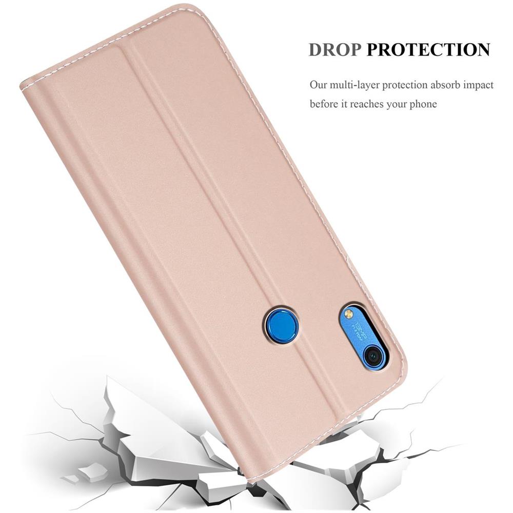 Custodia Compatibile Con Huawei Y6s In Classy Oro Rosa - Coperchio Protettiva Con Chiusura Magnetica, Funzione Stand E Tasca Per Le Carte - Foto 8