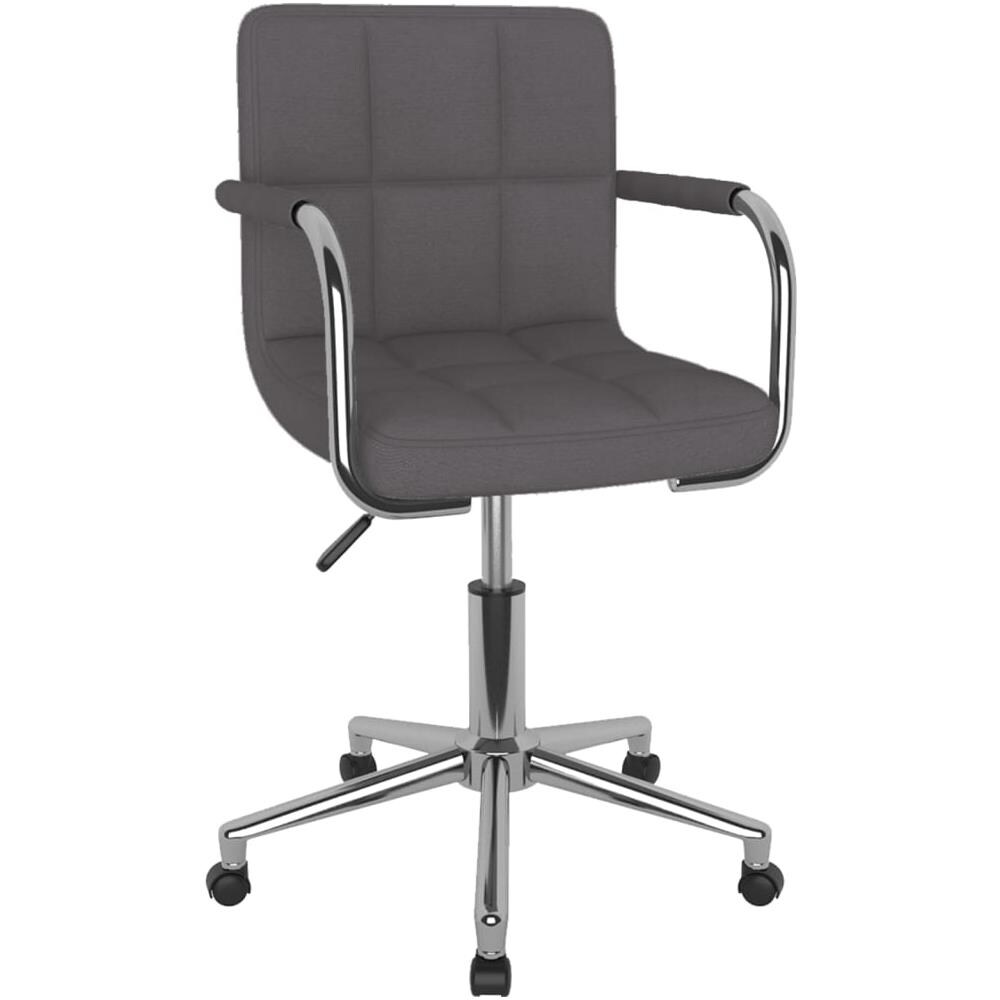 Sedia Da Ufficio Girevole Tortora In Tessuto - Foto 2