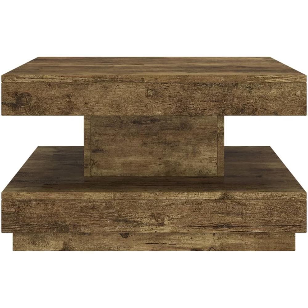 Tavolino Da Salotto Marrone Scuro 60x60x35 Cm In Mdf - Foto 3