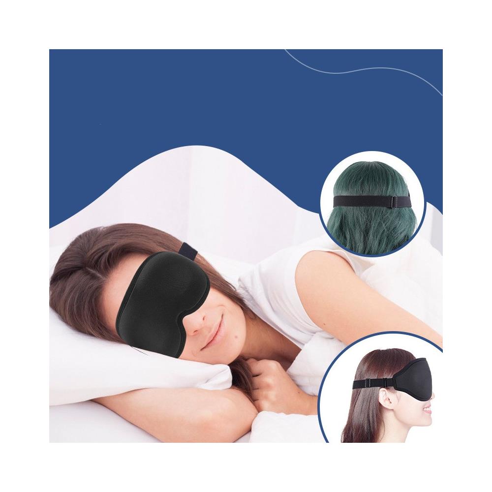 Maschera Per Gli Occhi 3d Sleep Con Tappi Per Le Orecchie - Foto 7