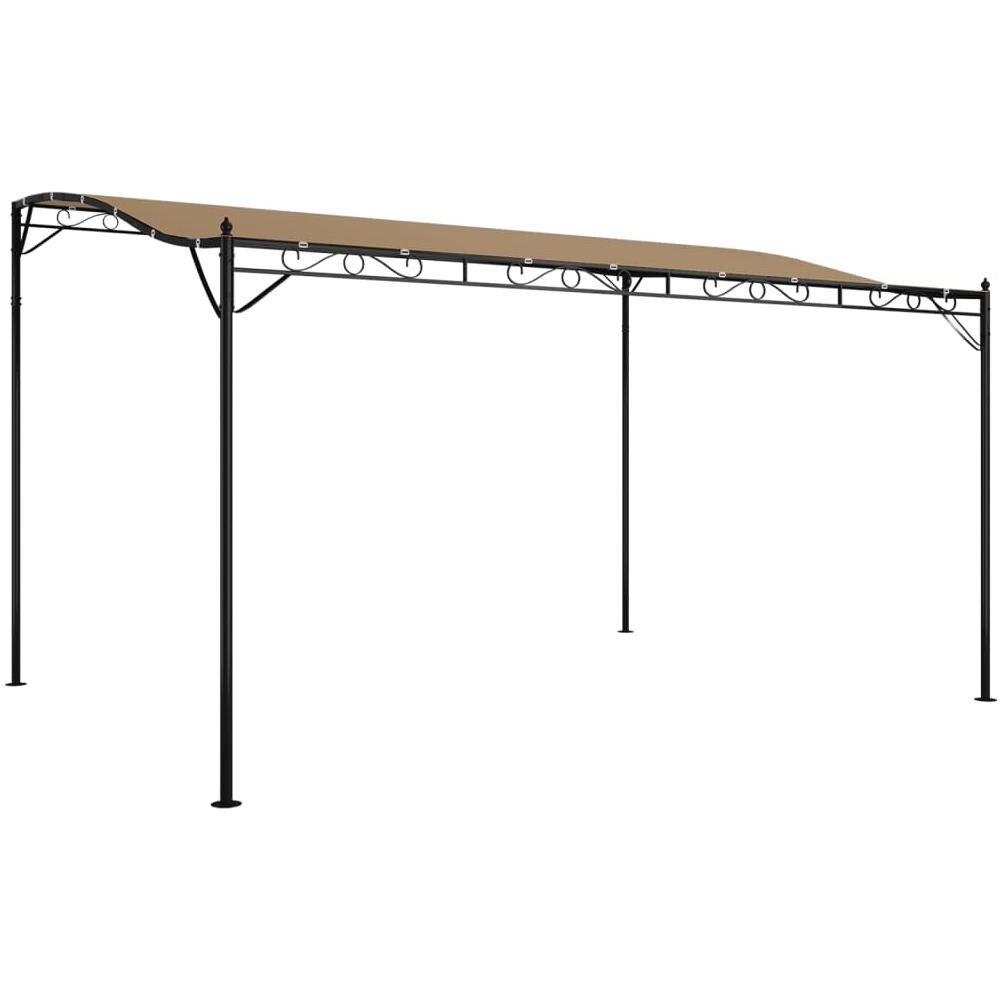 Tettoia Tortora 4x3 M 180 G /m Tessuto E Acciaio - Foto 2