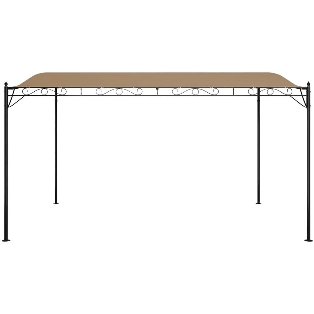 Tettoia Tortora 4x3 M 180 G /m Tessuto E Acciaio - Foto 3