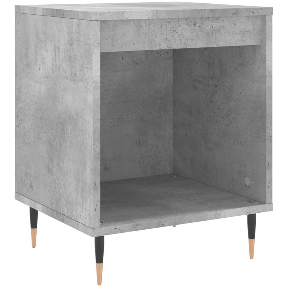 Comodino Grigio Cemento 40x35x50 Cm In Legno Multistrato - Foto 2