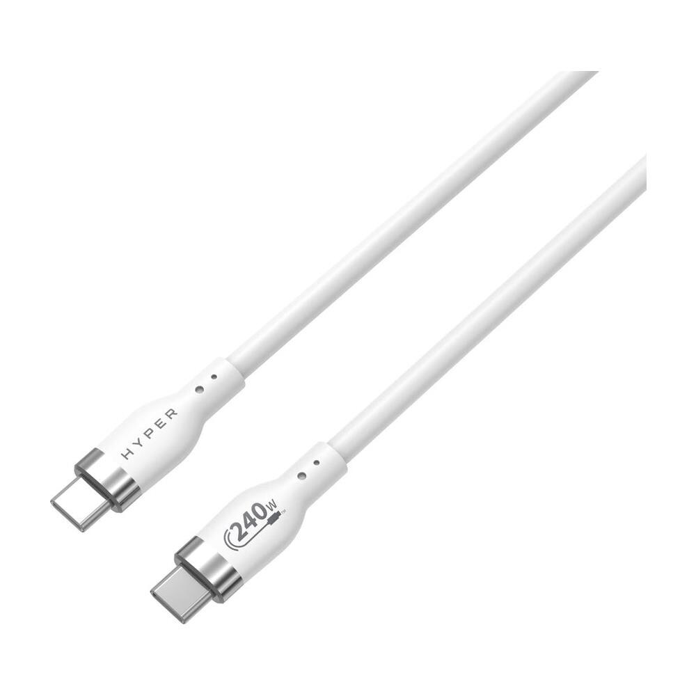 CAVO RIC PER APPLE USBC 1M 240W WH SILICONE BIANCO - Foto 2