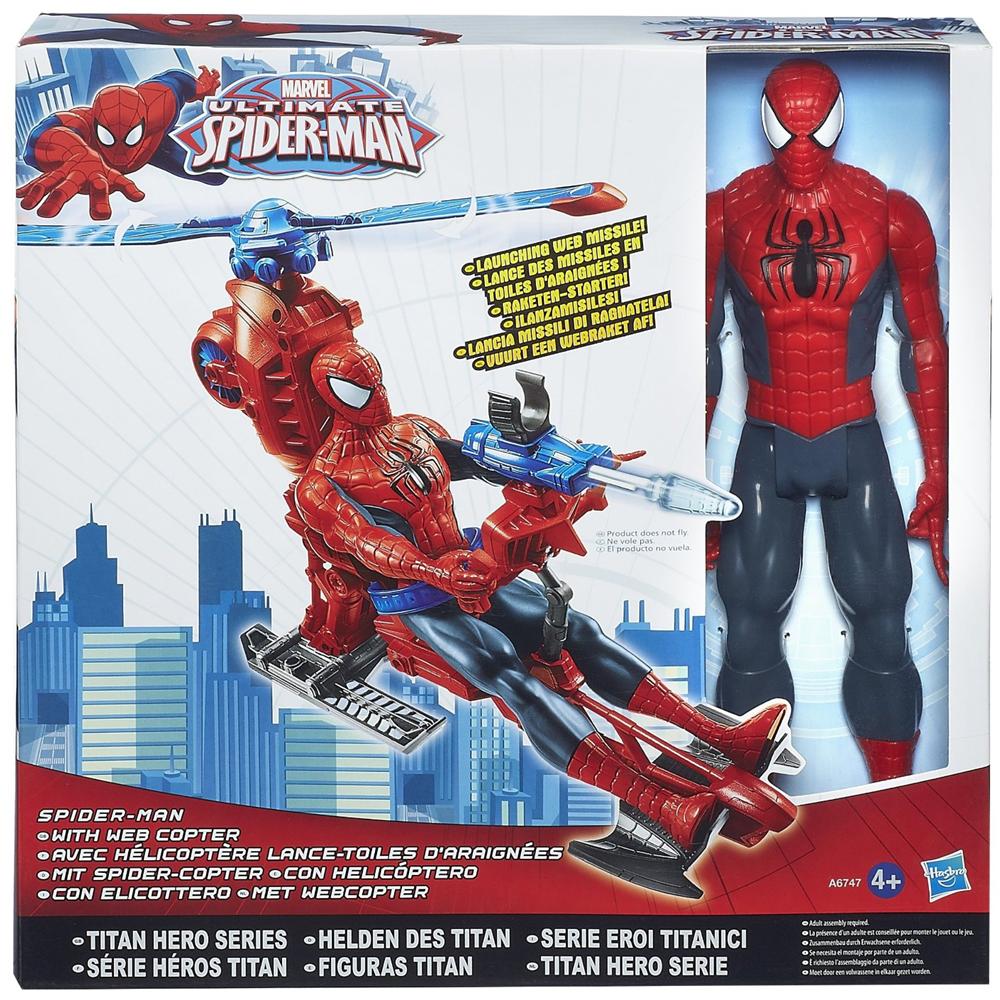 Spiderman Elicottero con Personaggio 30 Cm - Foto 3